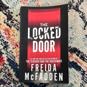 The Locked Door by - Striking Red Cover